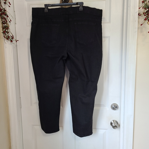 Terra & Sky Woman's Relaxed Fit Straight Leg Jeans,Size: 2X (20- 22)Colo… - Picture 10 of 13